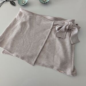 Othersea Bohemian Jupe Sarda Skirt Small Cream Wrap Skirt Resortwear